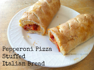 pepperoni pizza stuffed italian bread