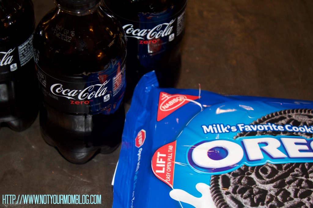 coke zero and oreos