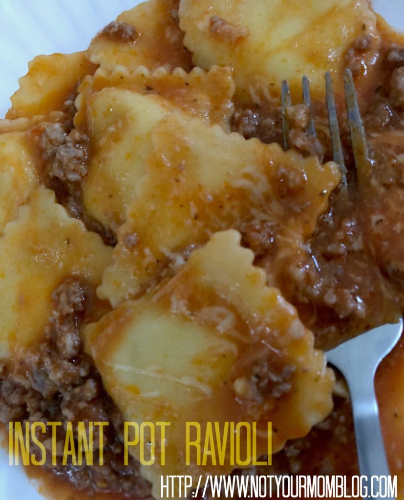 instant pot ravioli